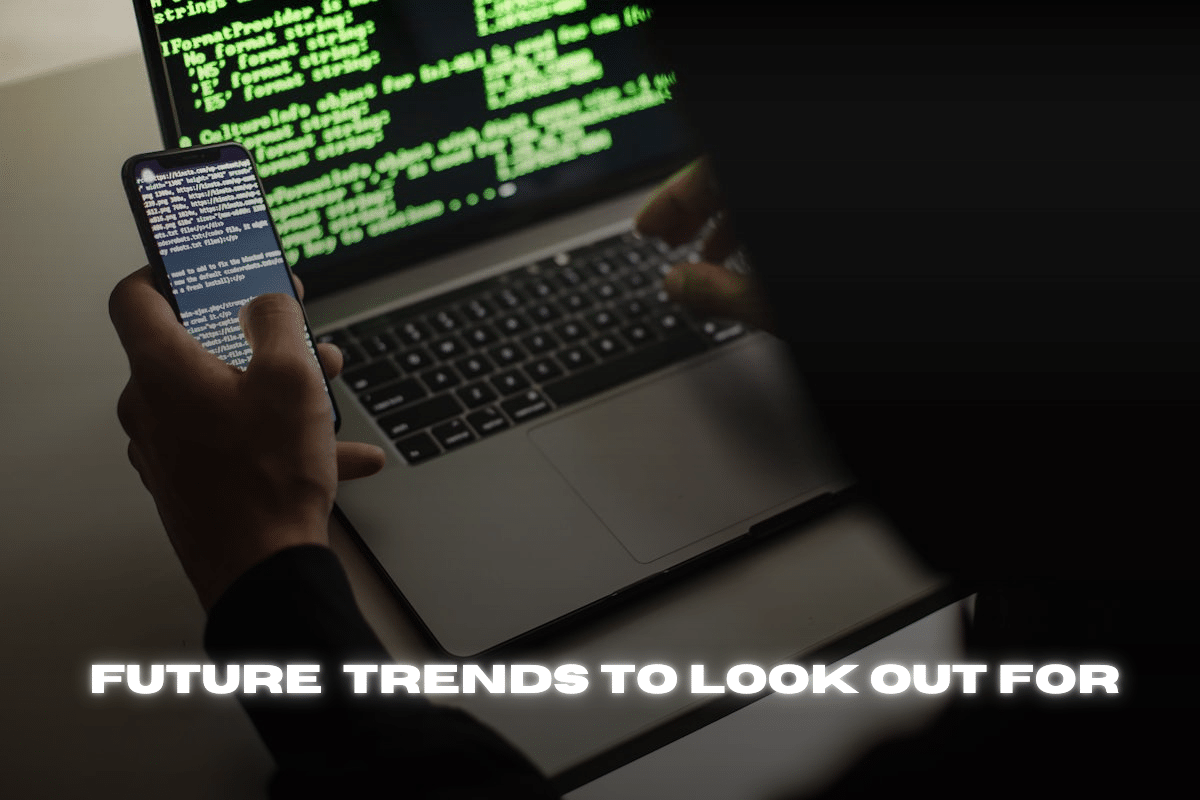 Seattle Software Developers | The Future of Mobile App Development Trends To Look Out For | Mobile app development trends illustration showcasing future technologies and design innovations
